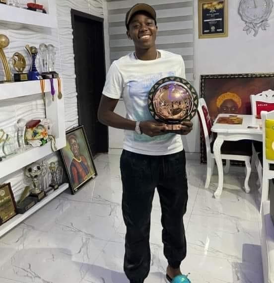 Asisat Oshoala wins CAF awards for the 5th time